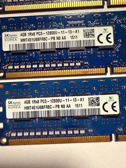 16 GB DDR3-RAM 240-pin 1Rx8 PC3-12800U non-ECC 'Hynix HMT451U6MFR8C-PB N0 AA
