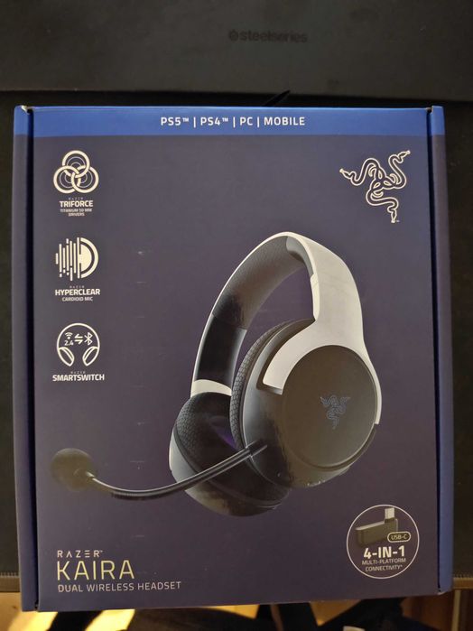 |OFERTA| Casti Gaming 4-in-1 Razer Kaira Wireless PS5 / PS4 / PC / Tel