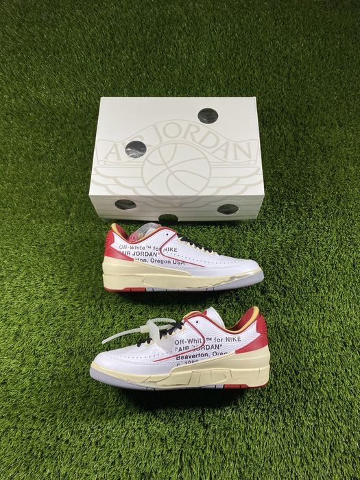 Jordan 2 Low Off-White White Red