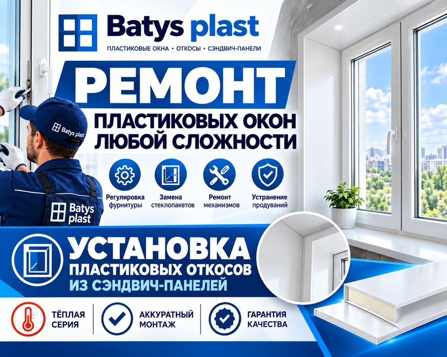 Ремонт окон любой сложности!