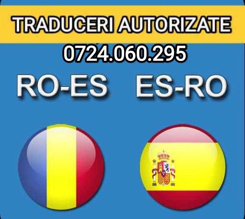 Meditatii și Traduceri autorizate spaniola - romana, romana - spaniola