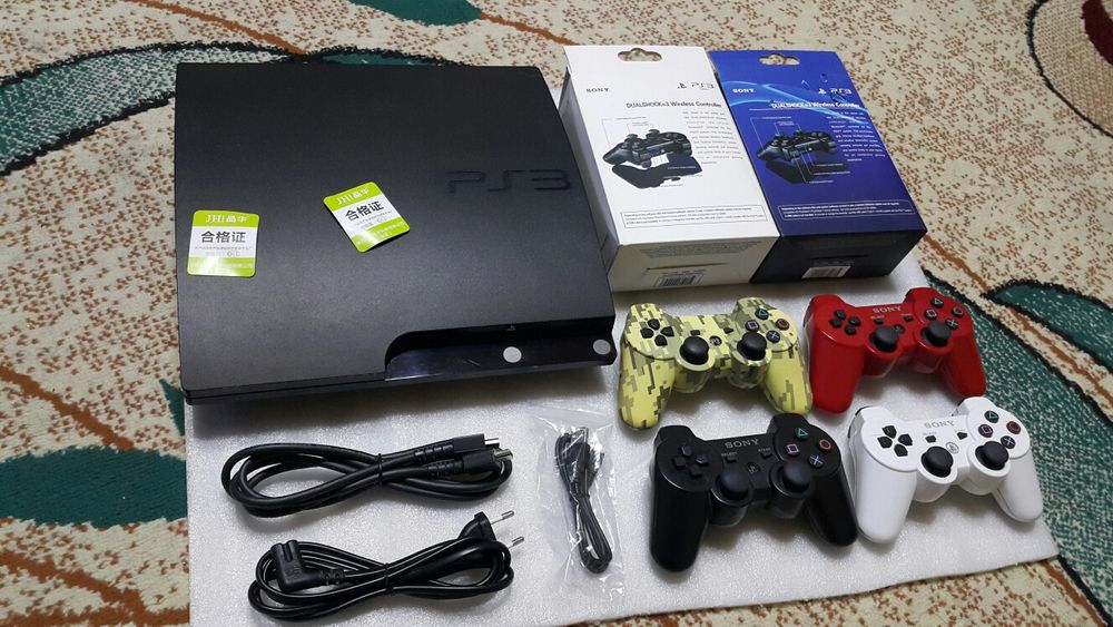 AKSIYA!!! Playstation 3 SLIM + 2ta Yengi Joystick +30 ta Top O'yin.
