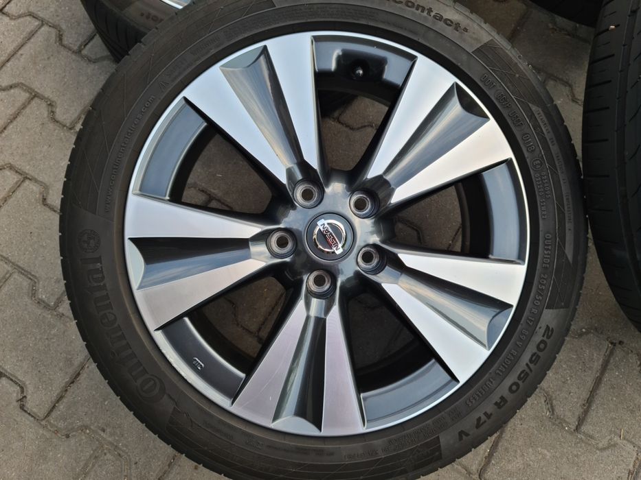 Jante bicolore Nissan Pulsar Leaf Primera Juke Qashqai 17" Renault