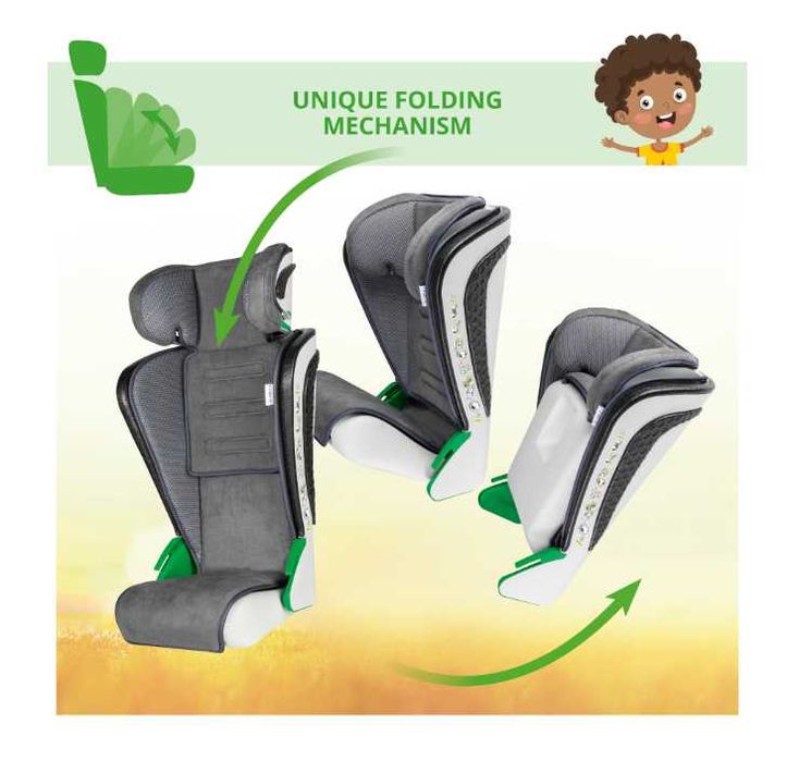 Scaun auto pentru copii Walser Noemi, Reglabil, 100/135 cm, 3-8 ani, 15-25 Kg, Antracit/Albastru