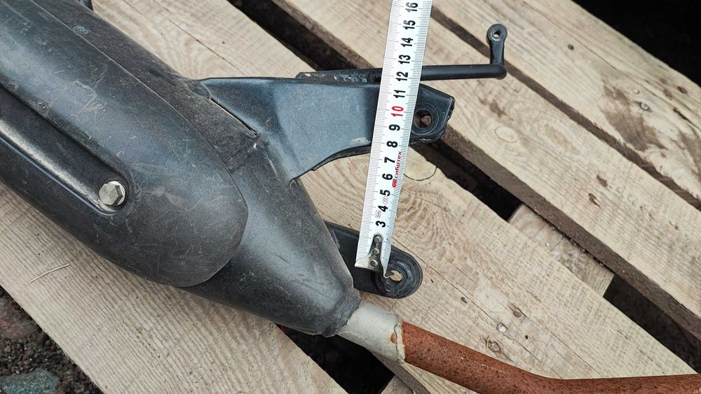 Глушитель японский, для мопеда Хонда 110 куб.см