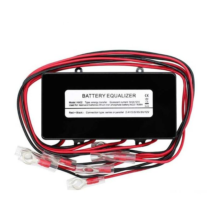 Egalizator baterii 48V, 4 x 12V, HA02, LCD cu fuzibile, fara afisaj