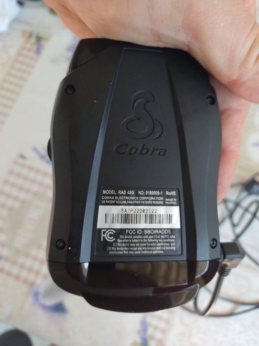 Detector radar cobra 480i