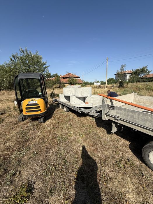 Услуги с багер и самосвал