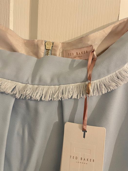 Fustă TED BAKER LONDON bleu pal