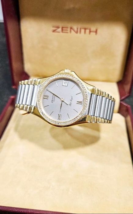 Ceas ZENITH placat cu aur si diamante Galati • OLX.ro