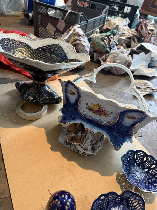 Set pahare rubin si cristal