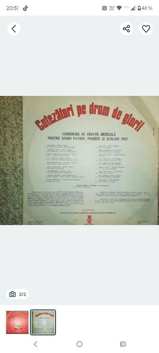 Disc vinil Cutezatori pe drum de glorii