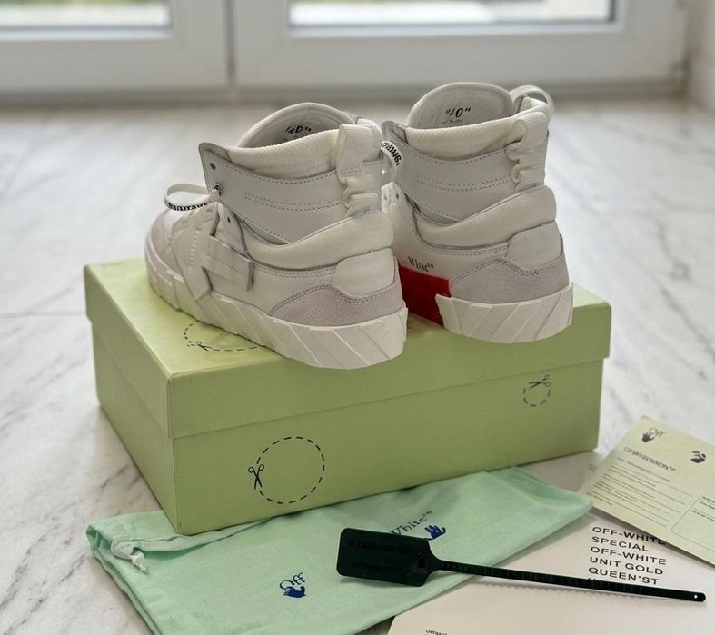 Adidasi OFF-White Court High Full Box