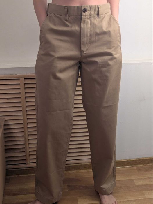 Хлопковые джинсы Uniqlo