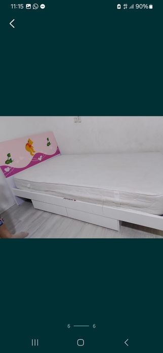 Кровать детская с матрасом