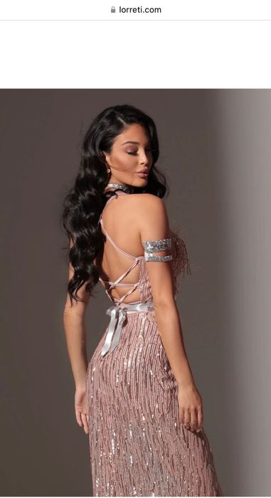 LORRETI рокля от две части- топ с пола