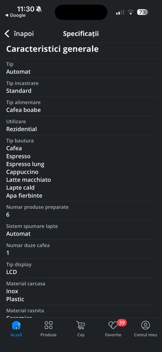 Espressor philips  seria 5000
