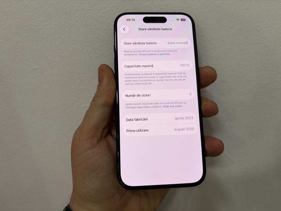 Iphone 15 Pro, 128 gb, Black Titanium