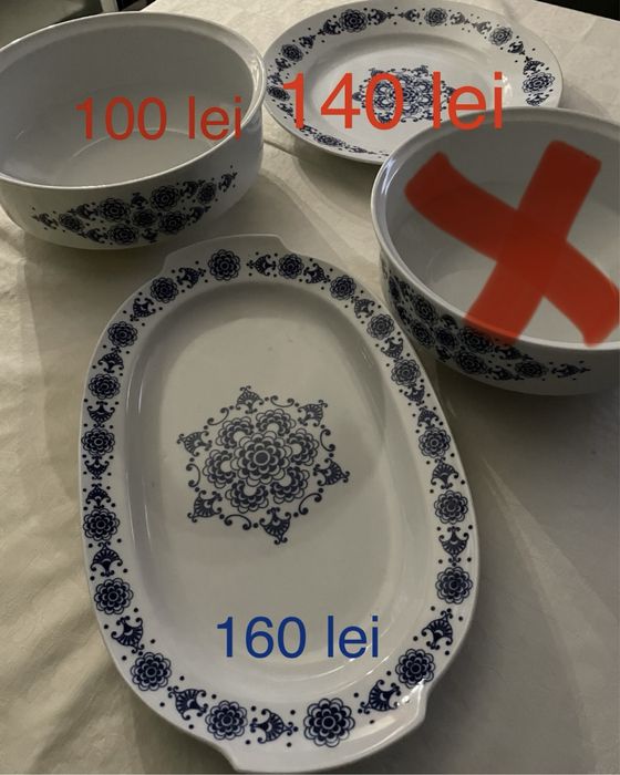 Platouri și castroane 1777 echt cobalt