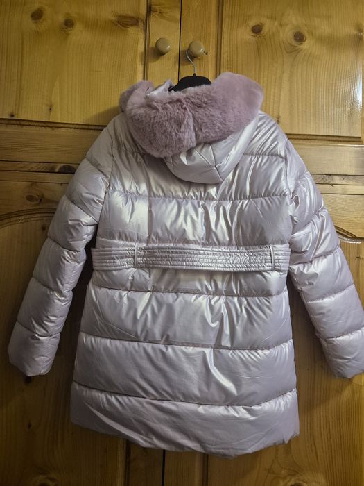 Детско зимно яке в розово