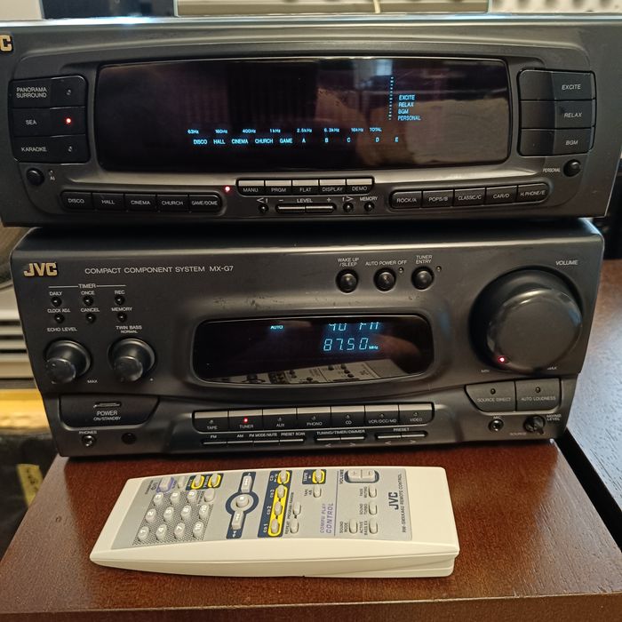 JVC усилитель+эквалайзер+радио