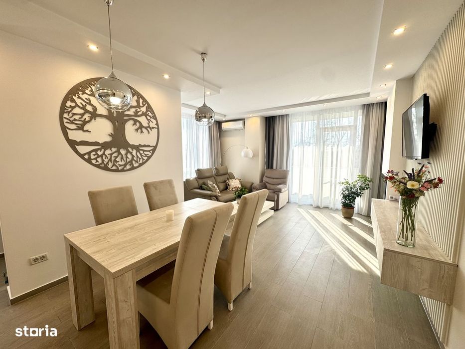 Inchiriez apartament 3 camere + parcare, amenajat modern, Micalaca