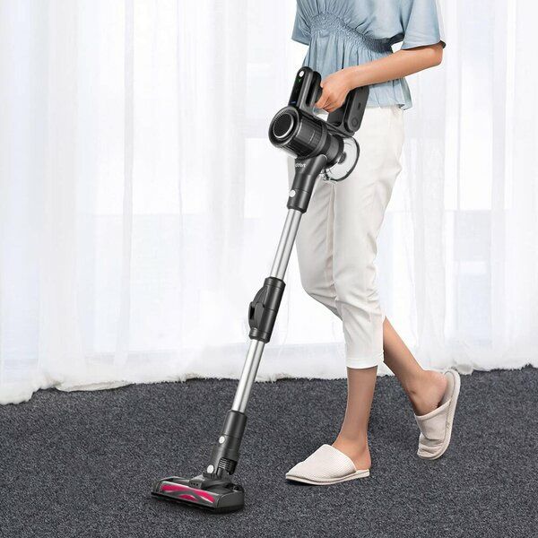 Вертикальный пылесос Kitfort КТ-5168-3 черно-белый