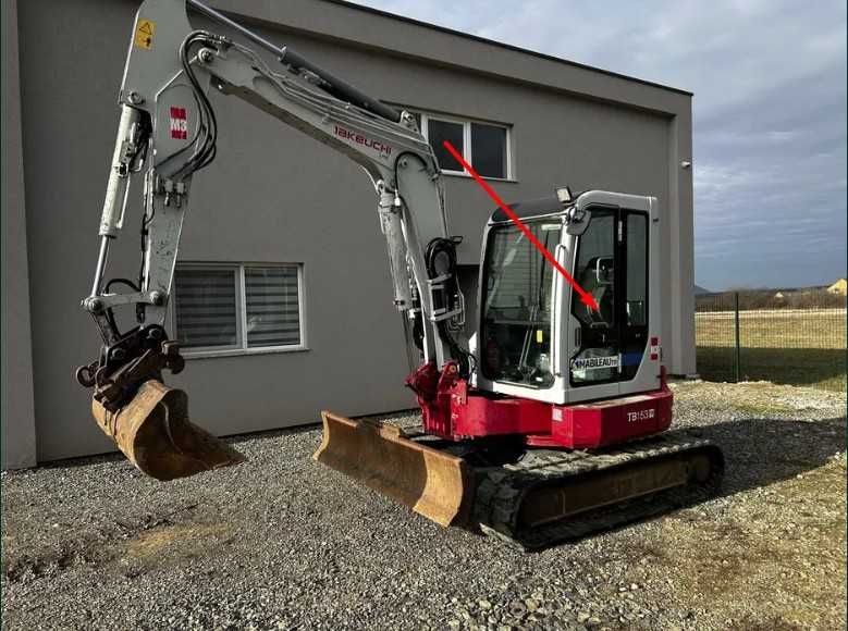 Parbriz/Geam/Luneta pt Takeuchi TB153, TB180FR