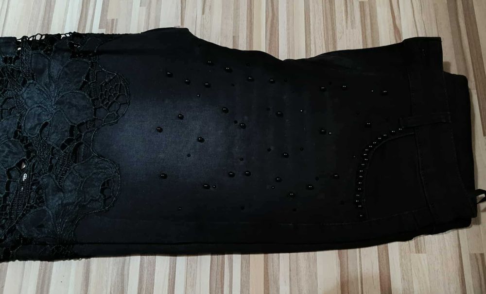 Нови елегантни дамски дънки ХЛ