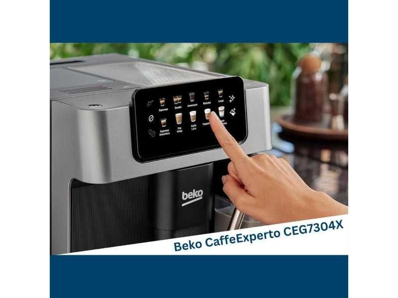Кафеавтомат 10 Автоматични Програми Beko CaffeExperto CEG7304X 19 bar