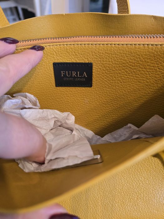 Дамска чанта FURLA - естествена кожа