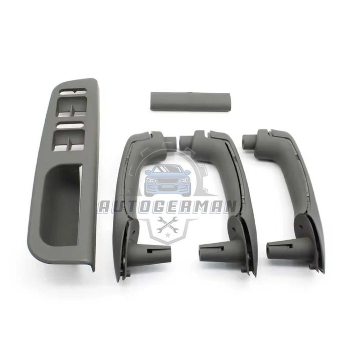 Golf 4 Jetta Bora пълен комплект вътрешни дръжки с 4 ел стъкла сиво