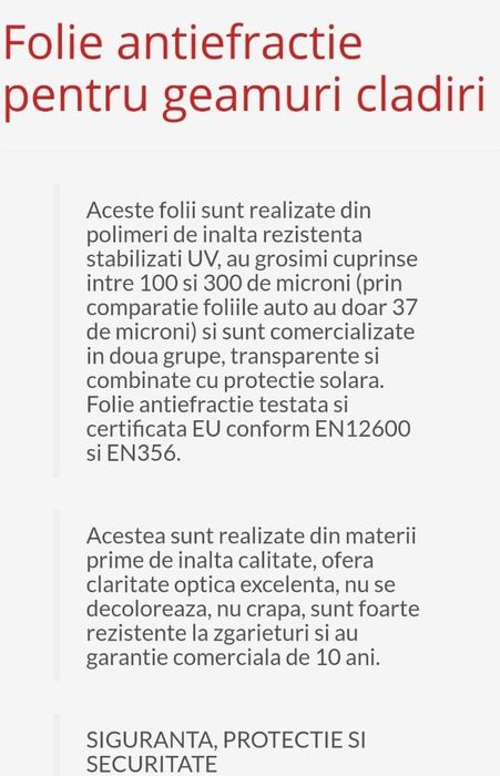 Folii Auto Omologate R A R /Folii Cladiri/Folii Antiefractie/Garantie