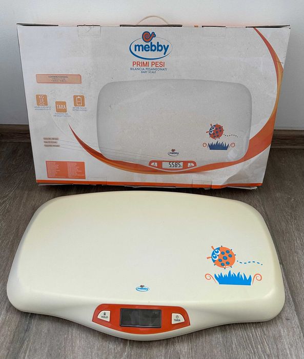 Cantar digital pentru bebelusi, 0-20 kg, Mebby
