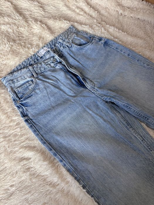 Джинсы бершка голубые