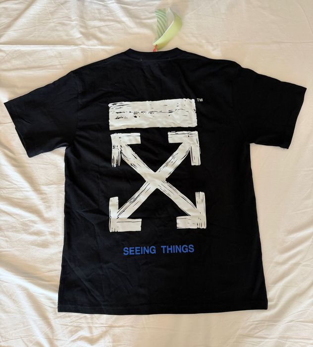 Tricou Off-White din 2013 , modelul ,, Seeing Things" de Virgil Abloh