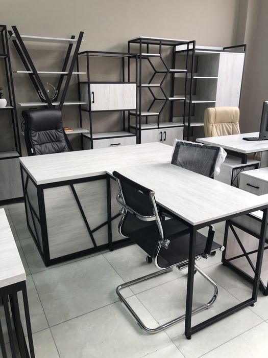 Директорский стол Rahbar stoli ofis stoli loft stol Tayyor