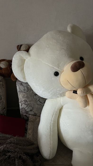 Большой плюшевый медведь 2м