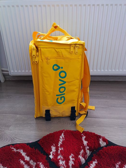Geantă termoizolantă Glovo – ideală pentru livrări sau uz personal