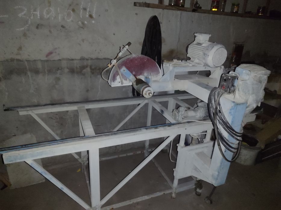 Мостовой станок по камню/ Granit kesish stanok