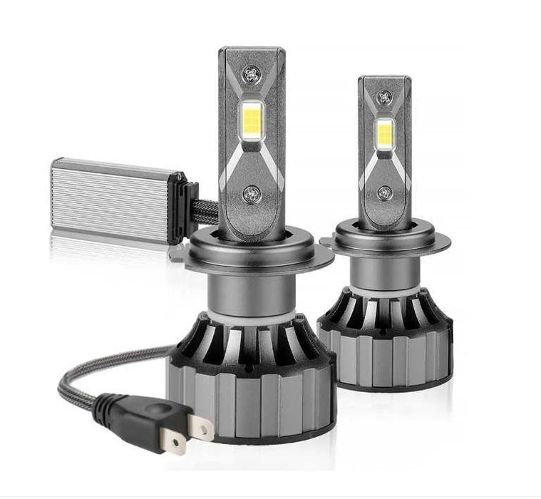Bec LED H1/H7 Canbus Faza SCURTA/LUNGA - V20 120W, 12000Lm, 6000k