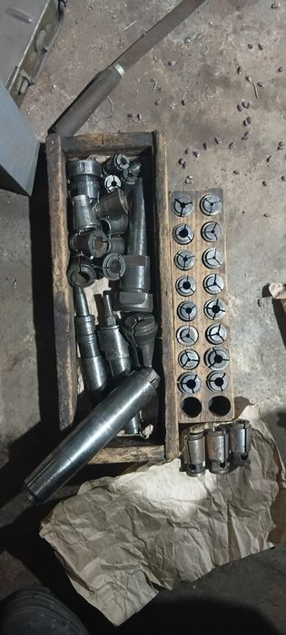 Фрезы, Цанговый патрон, переходники, втулки