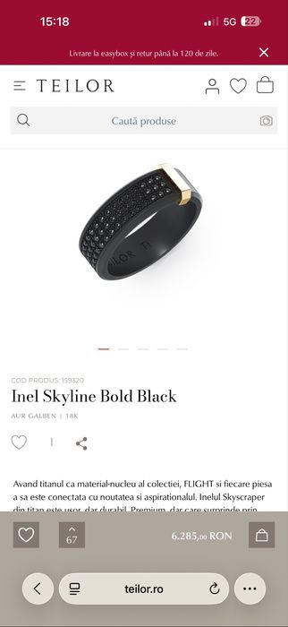 Inel diamante teilor