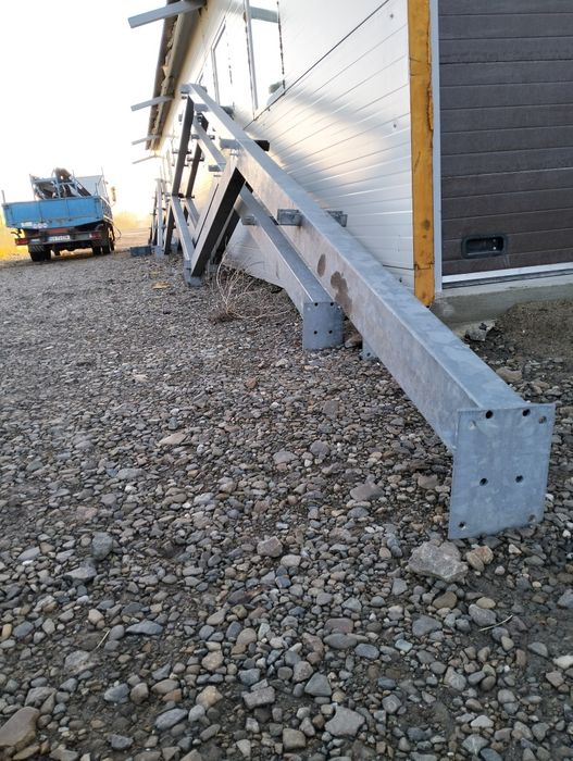 Hală metalică galvanizată