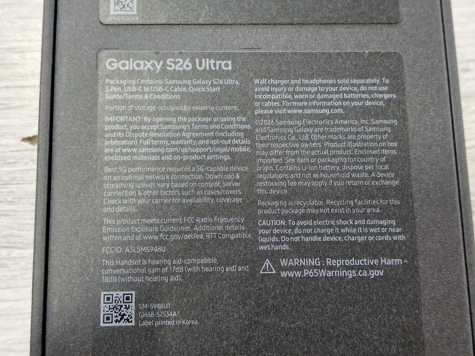 ЗАПЕЧАТАН / Samsung Galaxy S26 ULTRA 256GB