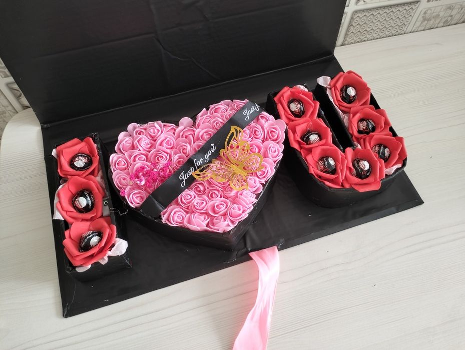 Сладкий букет из конфет