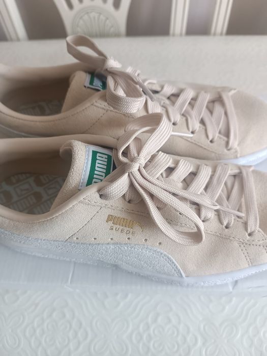 Продам "Puma" кеды кожа+замша унисекс