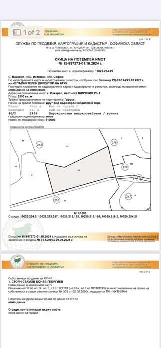 Продава се Земеделски имот в София, Редута -  кв.м за 2 €/дка - Снимка #2