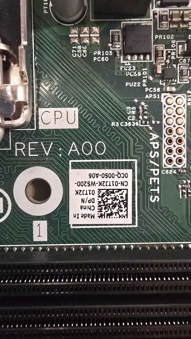 Kit Placă de bază Dell K5F13 + i5-8500 + Cooler
