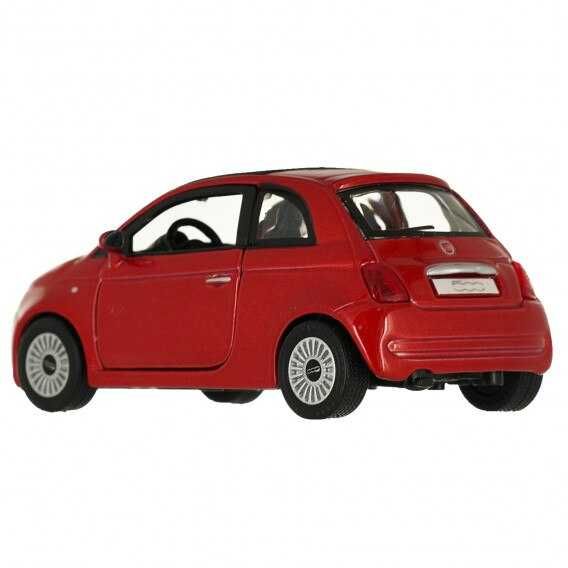 Macheta FIAT 500 Rosu 1/32 metalica de colectie.